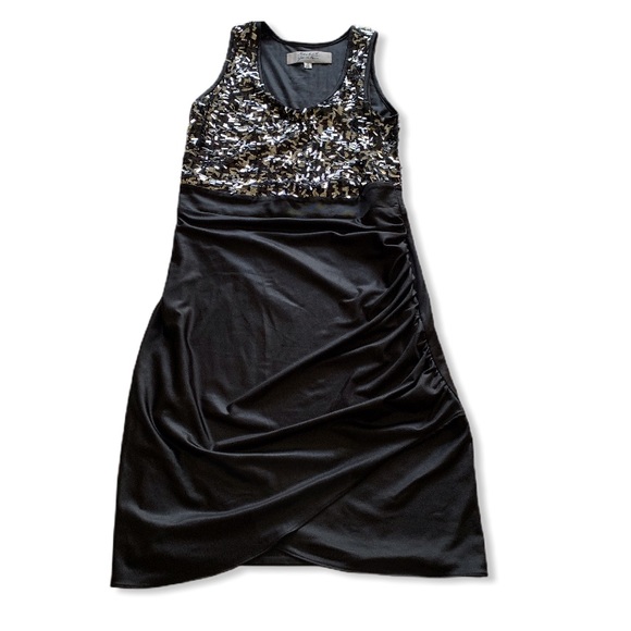Badgley Mischka Mark And James LBD Cocktail Formal Party Bling Badgley - Picture 3 of 12